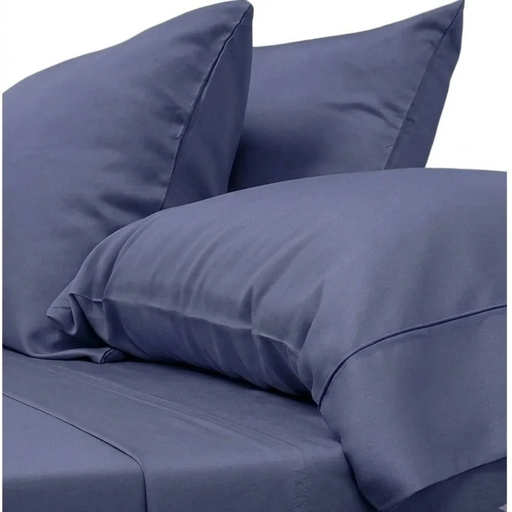 Kirkland Signature King Pillowcases 4-Pack 680 Thread Count Gray Pima Cotton